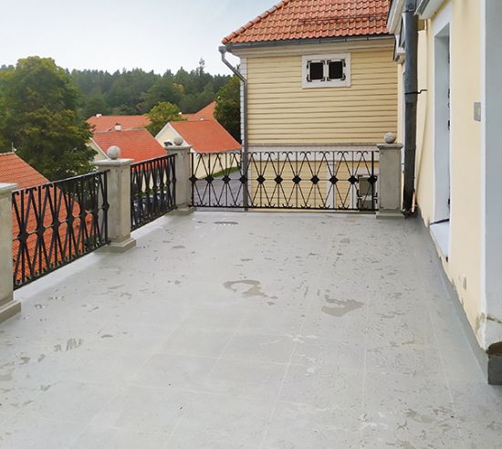 Balcony Waterproofing with Triflex Colour Mix, Vihula (EST)