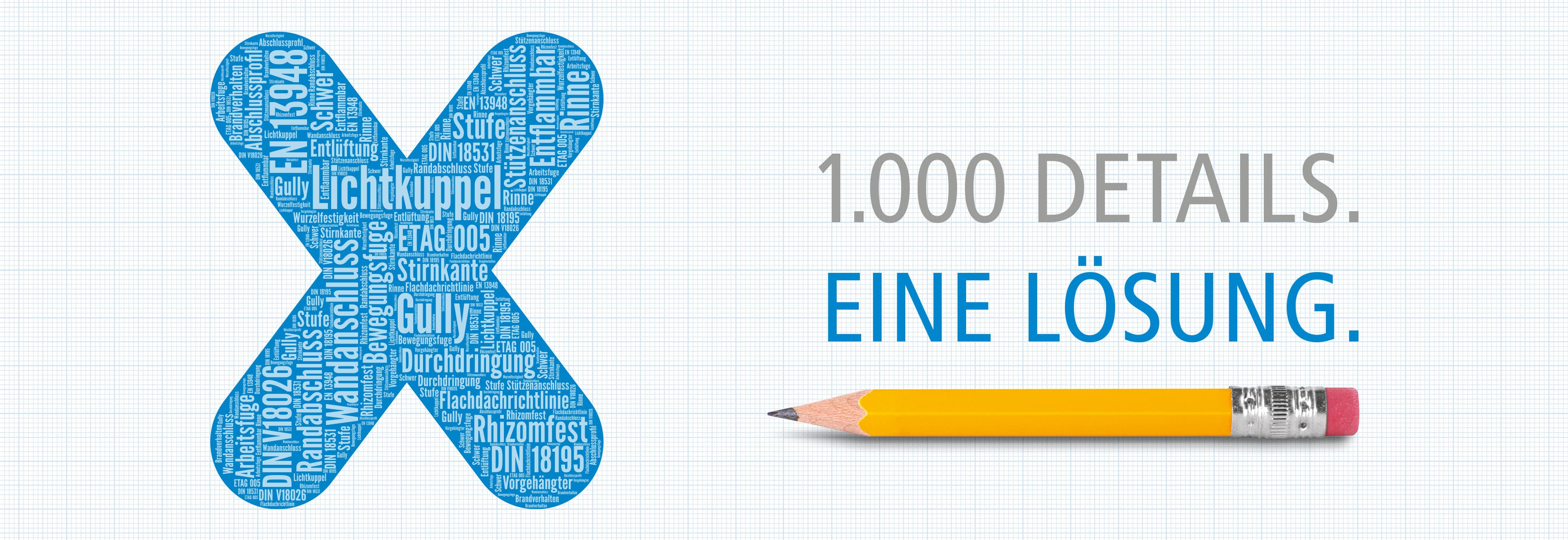 Einstiegsgrafik zur Detailvielfalt im Triflex Abdichtungssystem