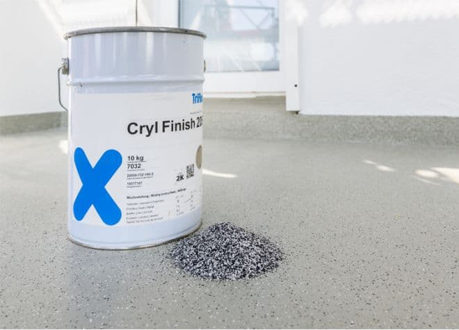 Eimer Triflex Cryl Finish und Chips Design