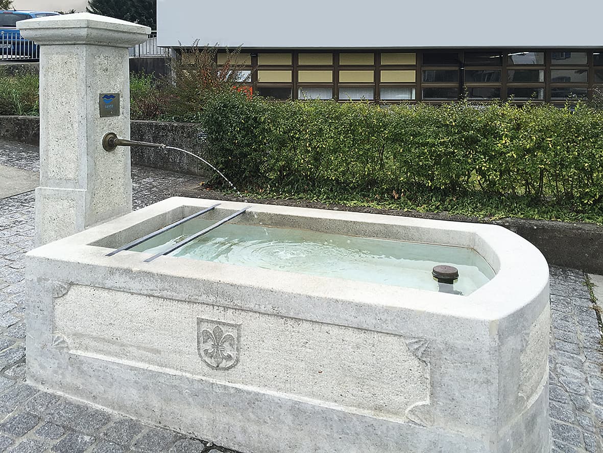 Brunnensanierung in der Begegnungszone
