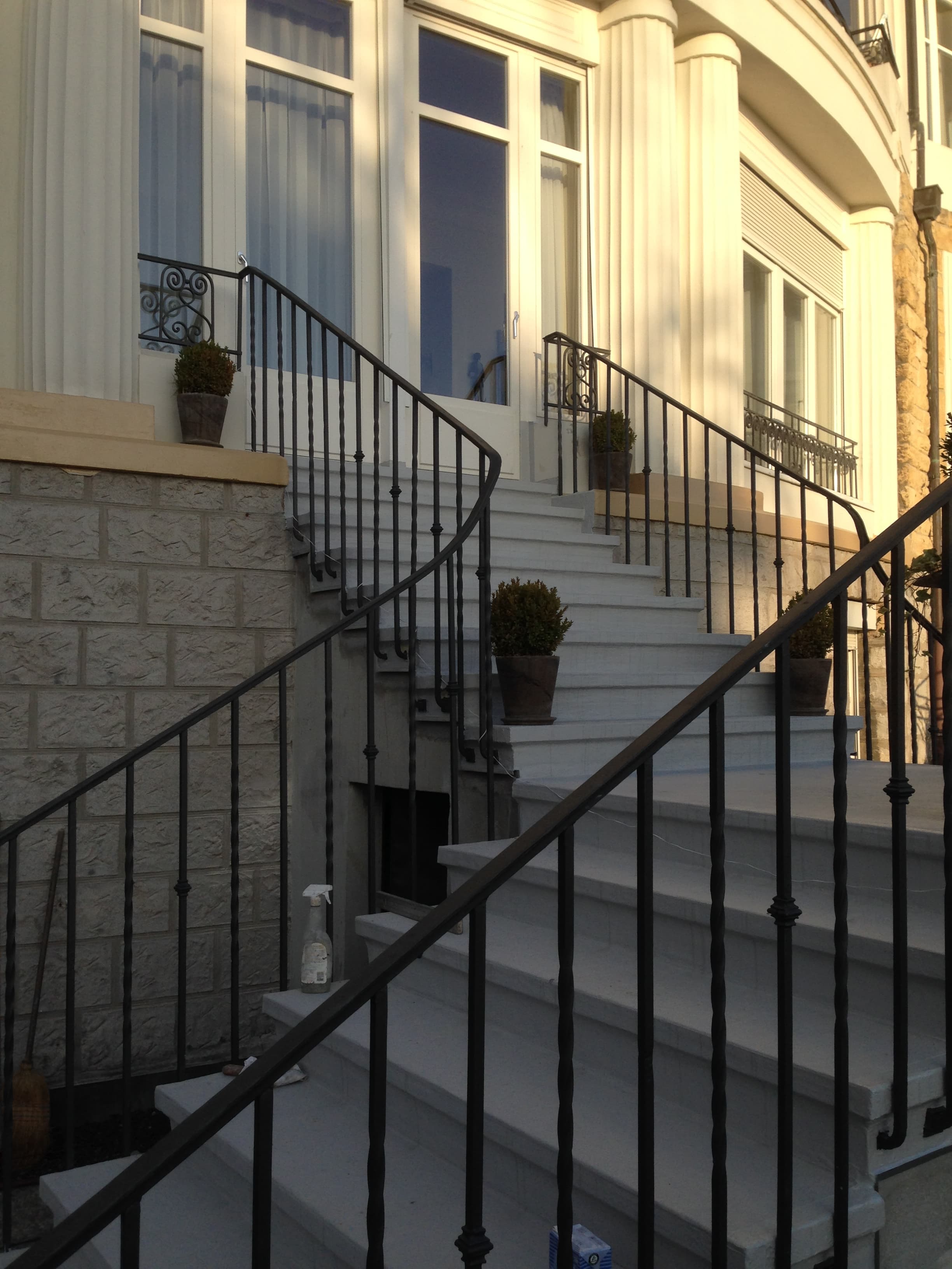 éfection d’escalier de jardin à Lausanne