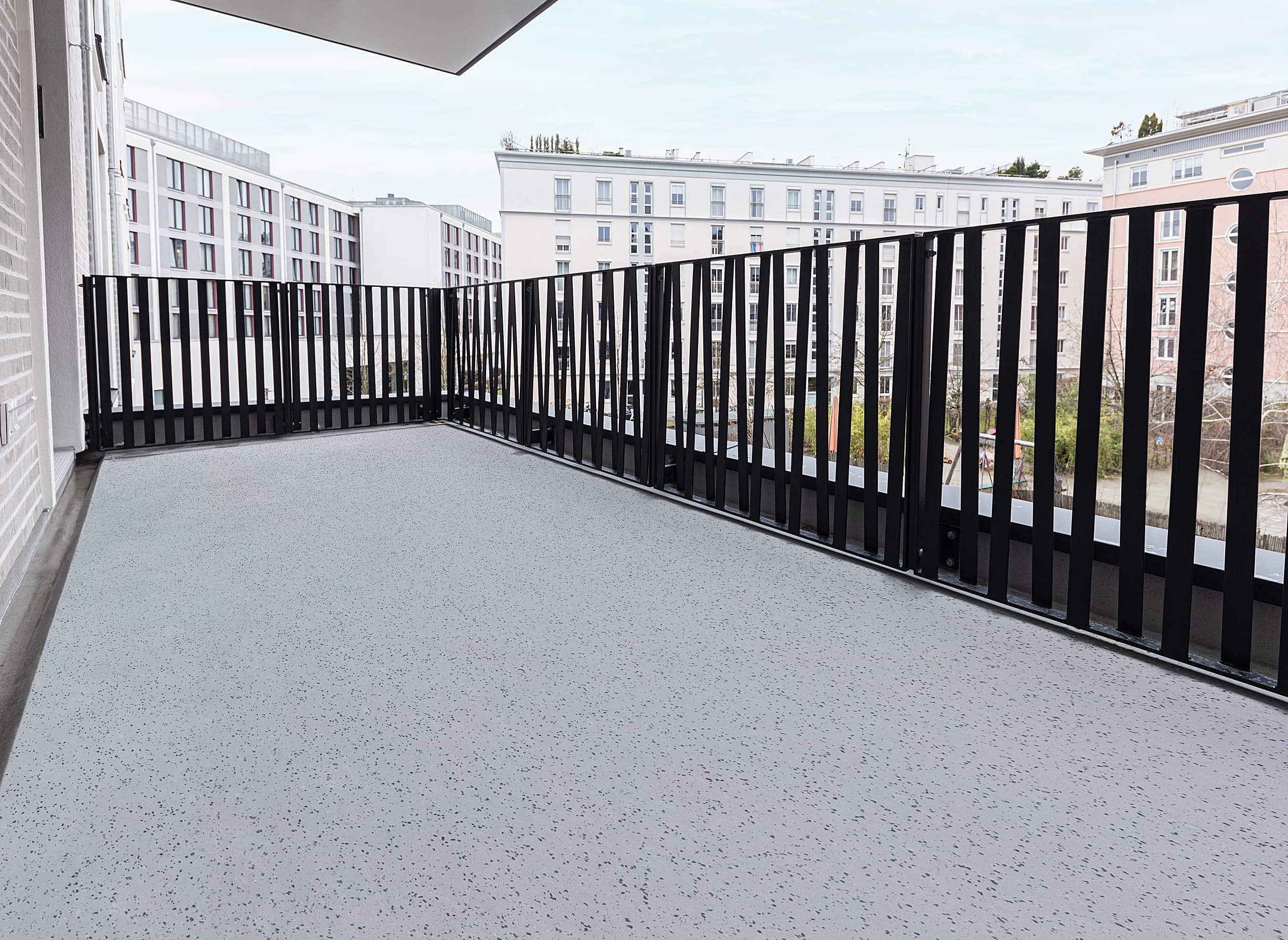 Balkon- und Laubengangfläche als typischer Einsatzbereich von BTL-Flächensystemen