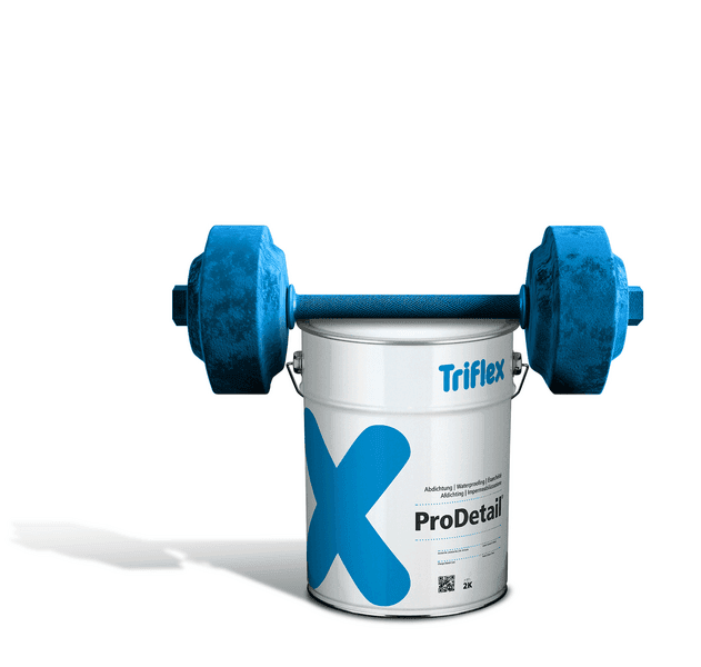 Triflex ProDetail Gebinde mit Piktogramm für statischen Druck