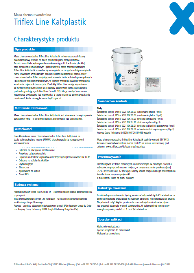 Triflex Line Kaltplastik