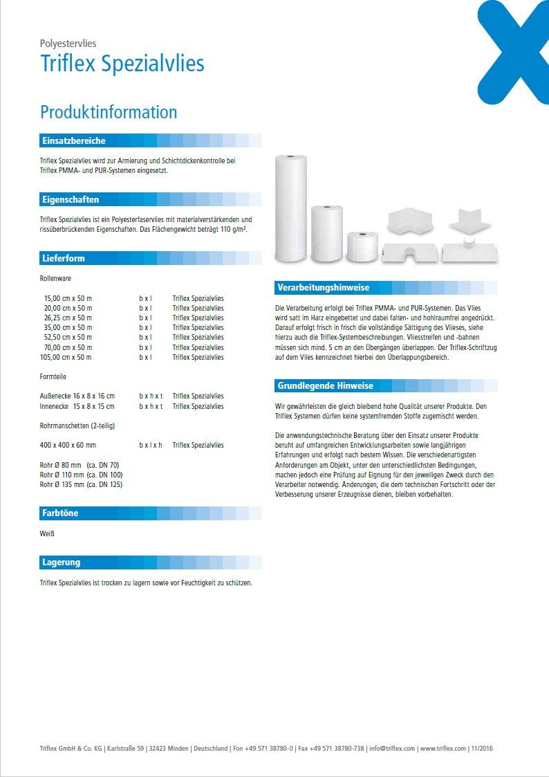 Triflex Spezialvlies