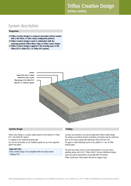 Triflex Creative Design planning documents