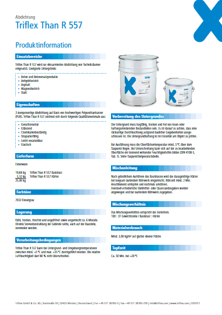 Triflex Than R 557 Produktinformation 