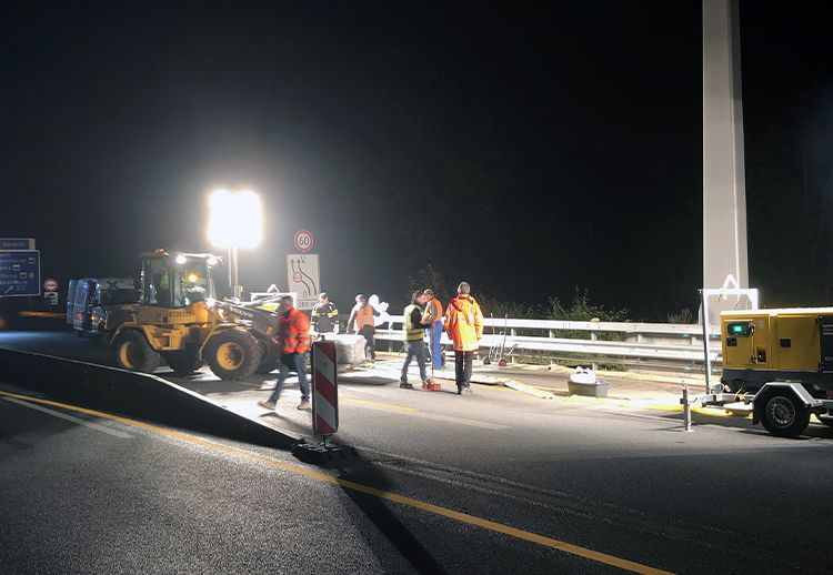 Praxisbericht Detaillösung bei Neubau Bundesautobahn A1