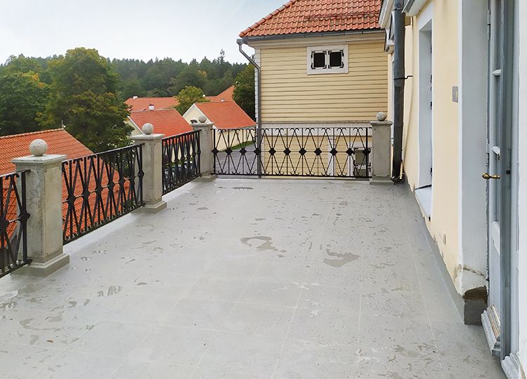 Balcony Waterproofing with Triflex Colour Mix, Vihula (EST)