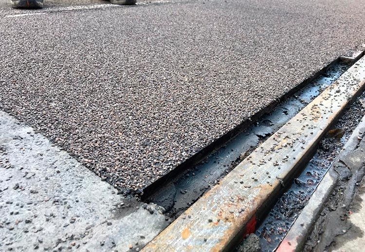 Praxisbericht Bus-/Bahnspur Haltestelle Prager Straße