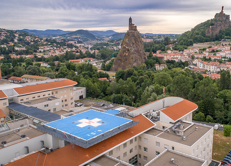 Héliport de l'hôpital du Puy-en-Velay, Haute-Loire