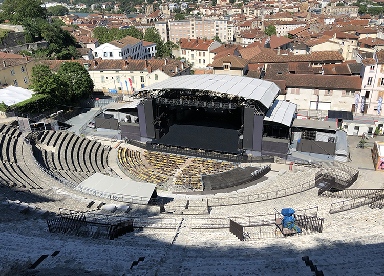 Scène du théâtre antique de Vienne