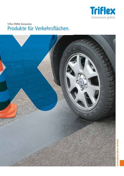 Triflex Produkte für Verkehrsflächen Flyer