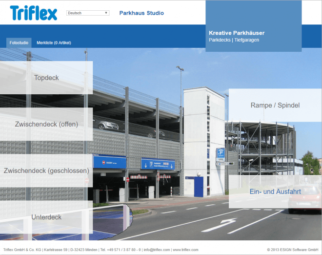 Triflex Parkhaus Studio