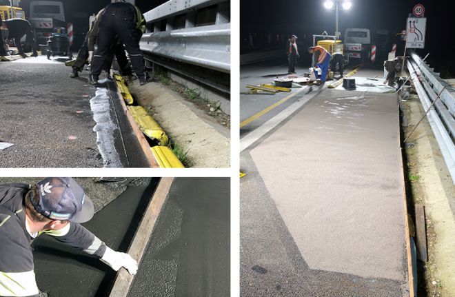 Detaillösung bei Neubau Bundesautobahn A1