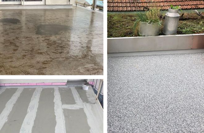 Terrassensanierung St. Peterzell SG (CH)