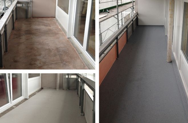 Assainissement de balcons MO Fondation Paraloca Vaud